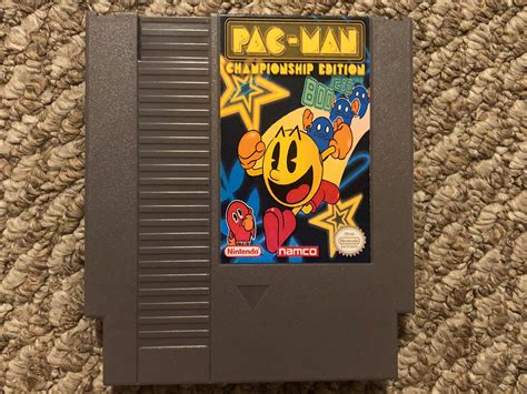 Pac Man Championship Edition Nintendo Nes Video Game Etsy