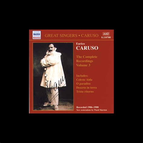 ‎enrico Caruso Complete Recordings Vol 3 Historical Recordings 1906