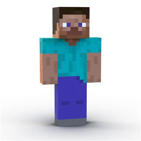 3d Max Minecraft Steve
