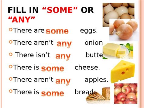 Grammar Rules “ Some” And “any”