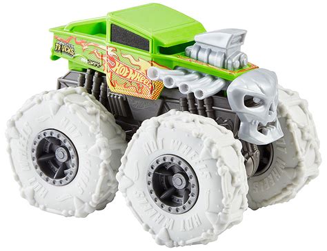 Hot Wheels Monster Trucks Twisted Tredz Bone Shaker 1 43 Spielzeugauto