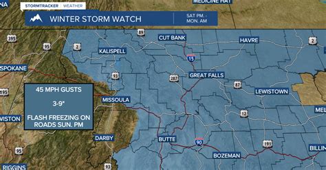 Winter Storm Watches Now In Effect As Changes Move In This Weekend