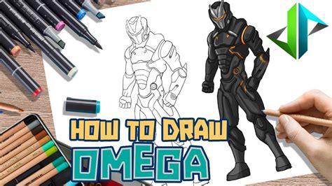 Drawpedia How To Draw Omega Skin From Fortnite Step By Step Drawing