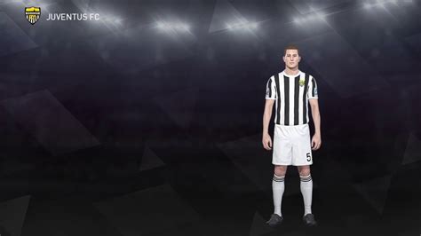 Pes 2018 Juventus Fc Uniforme Local Youtube