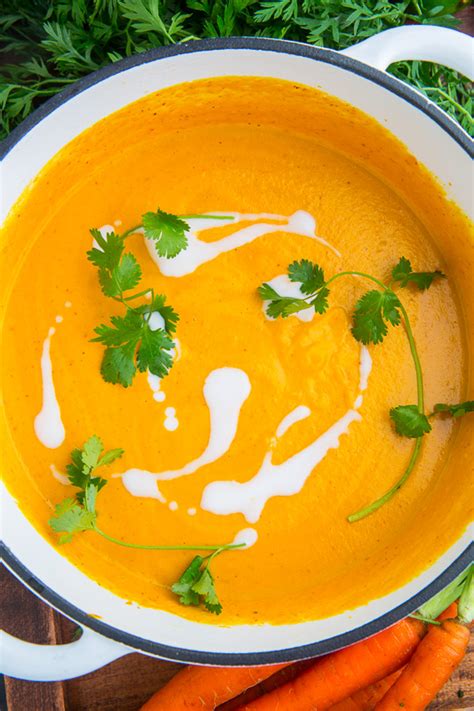 Creamy Curried Coconut Carrot Soup Closet Cooking