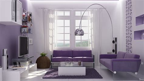 Violet Living Room Behance