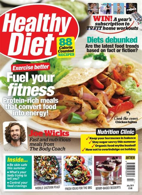 Healthy Diet Magazine Issue July 2019 Ufc Refresh Coconut Water