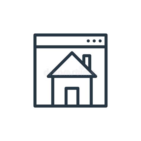 Homepage Icon Vector From Essentials Ui Concept Thin Line Illustration