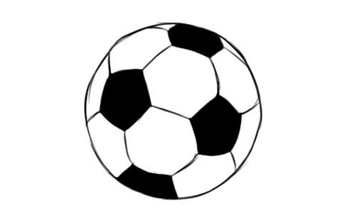 A golf ball with a stripe on it. 4 Ways How to draw a Soccer Ball and football Step by Step