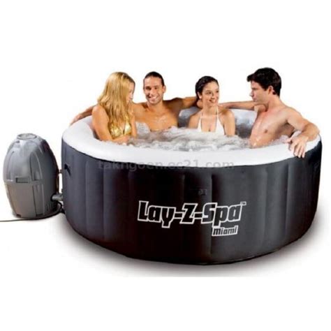 inflatable hot tub pool lay z spa 4 person spas bubbles with cover id 10973072 buy united