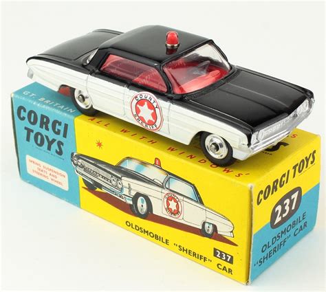 Corgi Toys 237 Oldsmobile Sheriff Car Qdt