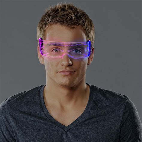 Multicolored Led Visor Glasses