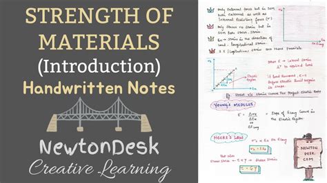 Strength Of Materials Introduction Handwritten 🖋️ Notes 📒 For Btech