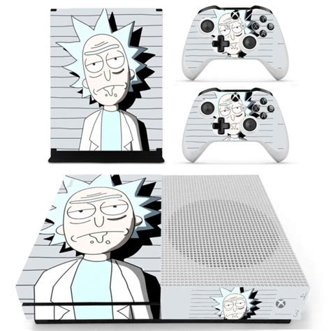 Rick And Morty Xbox One S Skin For Xbox One S Console And 2 Controllers