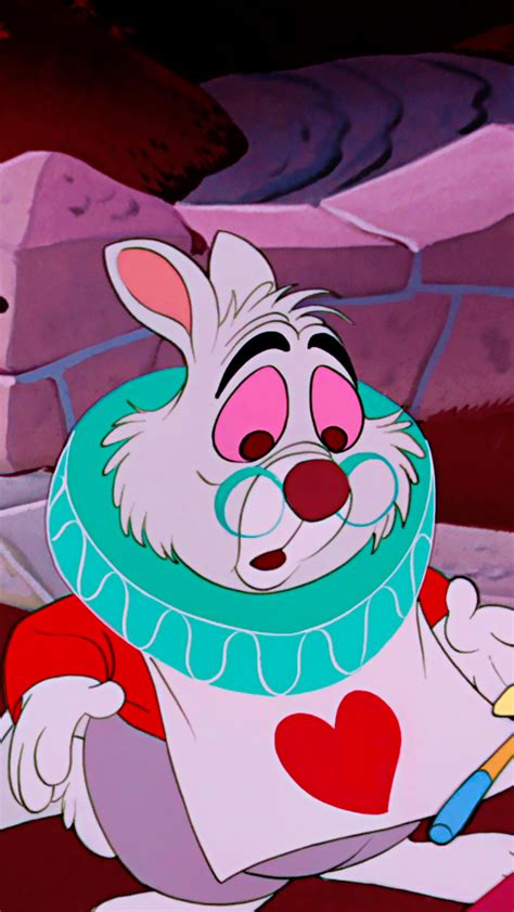 White Rabbit ~ Alice In Wonderland 1951 Disney Alice Alice In