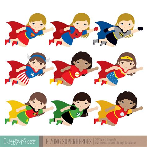 Vuelo superhéroe Imágenes Prediseñadas, imágenes prediseñadas de niños Superheroes, Superheroes 