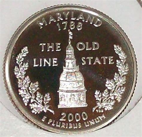 Proof 2000 S Maryland State Quarter At Amazons Collectible Coins Store