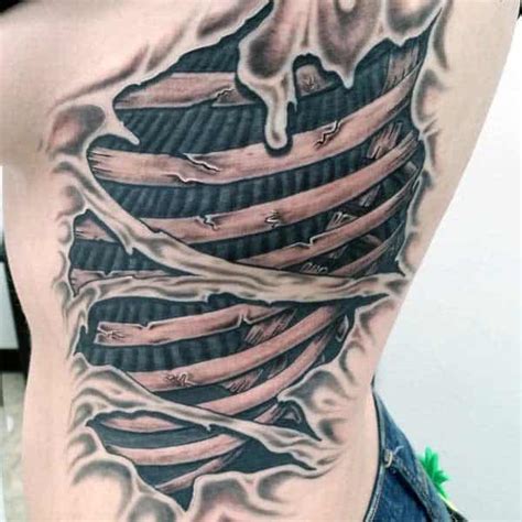 Though, you need to acquire tremendous eagerness and passion for getting a sensual. 50 Ripped Skin Tattoo Designs For Men - Manly Torn Flesh Ink