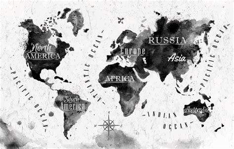 World Map Posters Kinds Styles And Interesting Designs