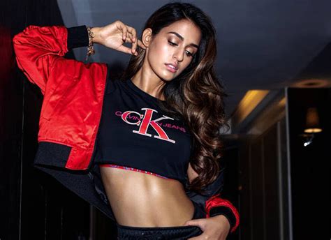 disha patani shows off those perfect well cut abs in this calvin klein creation bollywood