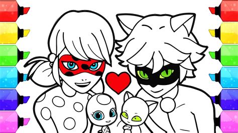 We continue to publish coloring pages. Miraculous Ladybug Coloring Pages | How to Draw and Color ...