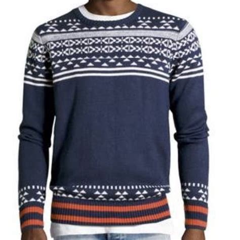 Handm Men Blue Jumpersweater Sweaters Blue Jumper Jumper Sweater
