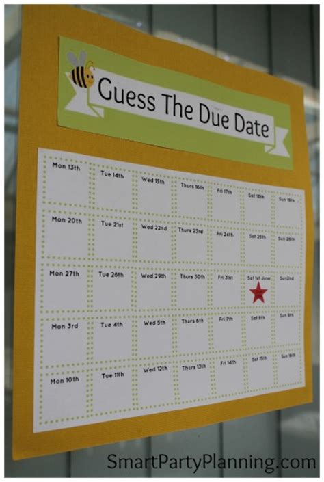 I just found out today that im pregnant (yay me!) and i was wondering if anyone knew how to guess about the due date? Yellow Baby Shower | Smart Party Planning