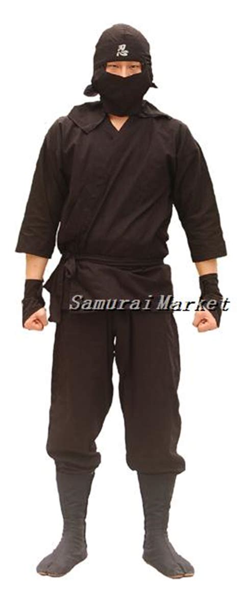 Authentic Ninja Uniform And Costume For Adults Black