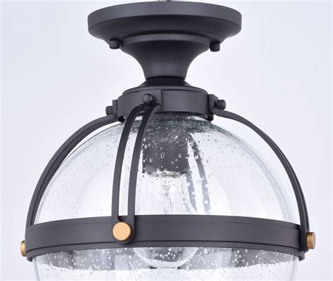 Outdoor Ceiling Flush Mount Lighting Sea Gull Lighting Lakeview Two