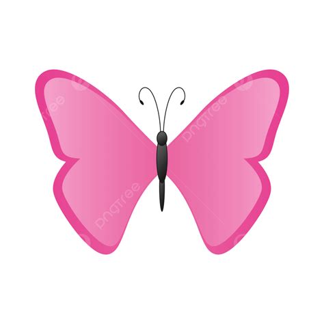 Pink Butterfly Icon Vector Butterfly Icon Animal Png And Vector With