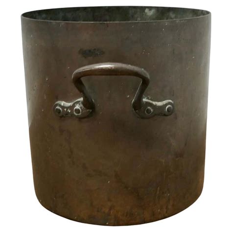 Early 19th Century Beaten Copper Cooking Pot Cauldron At 1stdibs