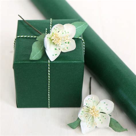 Green Wrapping Paper Dark Green Christmas T Wrap With Images