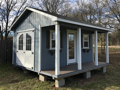 Cottage Style Shed With Porch Portable Storage Sheds Austin Tx
