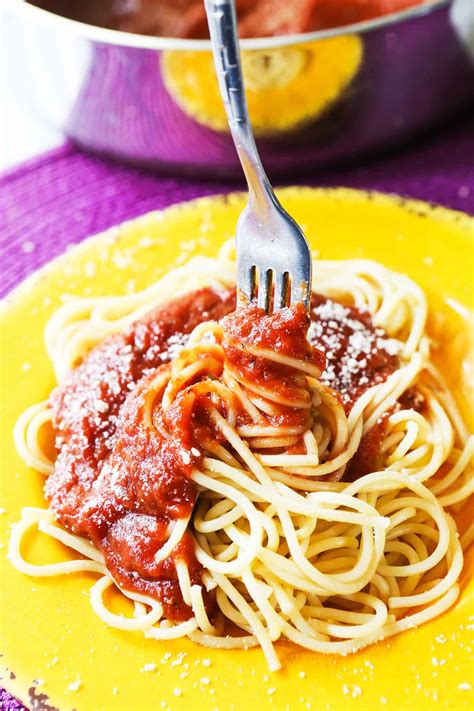 How To Make Spaghetti Sauce From Tomato Paste Pip And Ebby