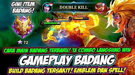 Cara Main Badang Terbaru Emblem Build Badang Tersakit Tutorial