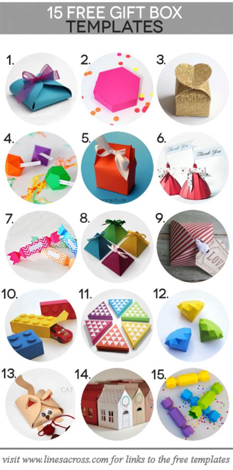 15 Free T Box Templates Recycled Crafts