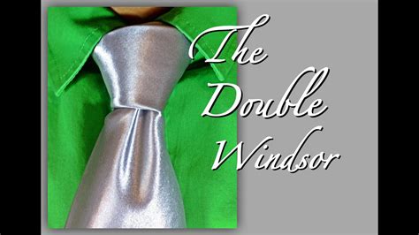How to tie a tie: How to tie a tie FOR BEGINNERS: The Full Windsor (double Windsor) - YouTube