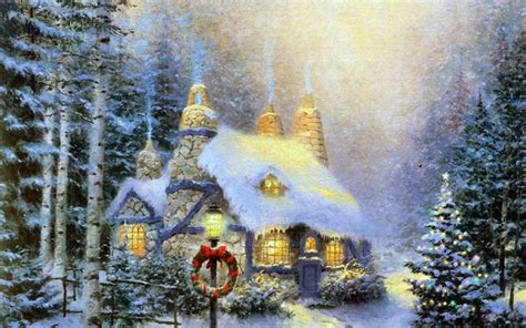 Thomas Kinkade Christmas Wallpapers 59 Images