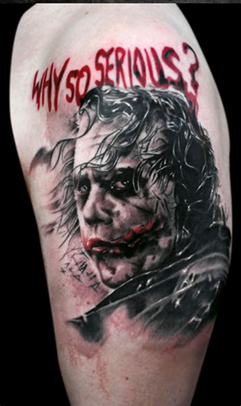 Why So Serious Joker Tattoo Image Tattoos Book 65 000 Tattoos Designs