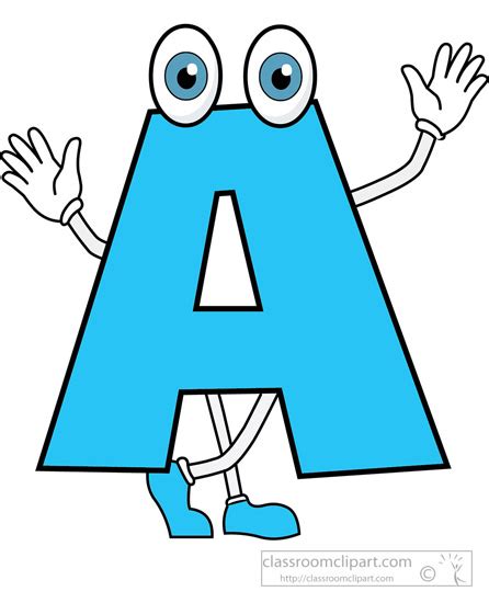 Alphabets Clipart Letter A 2 Cartoon Alphabet Clipart Classroom Clipart