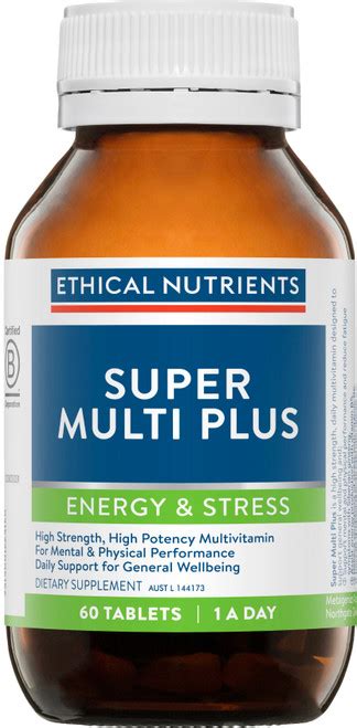 Ethical Nutrients Super Multi Plus 60 Tabs Free Shipping