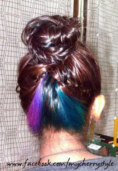 Best 25 Blue Hair Underneath Ideas On Pinterest Dyed