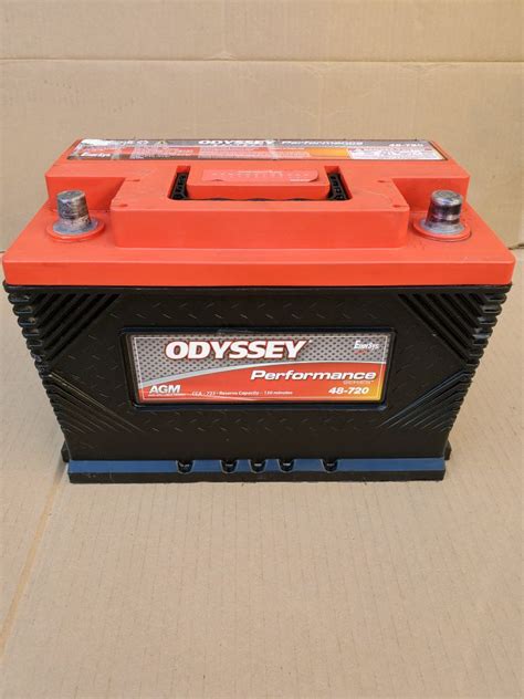 Agm Car Battery Group Size 48h6 Odyssey 2018 80 With Core Exchange