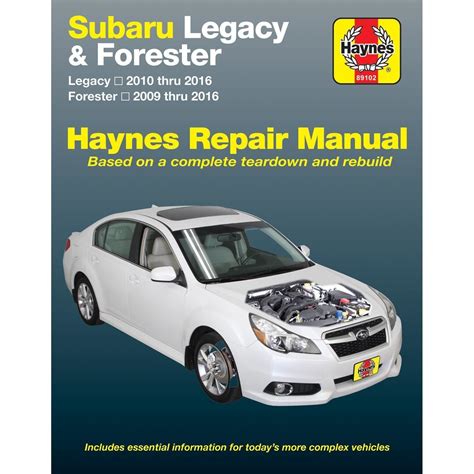 Haynes Vehicle Repair Manual 89102