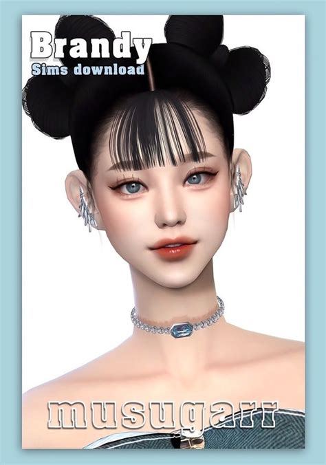 Brandy 🌊 Preview Musugarr On Patreon Sims 4 Asian Makeup Sims 4