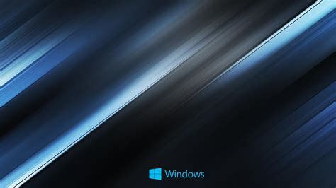 01 Of 10 Abstract Windows 10 Background With Diagonal Blue Lines Hd