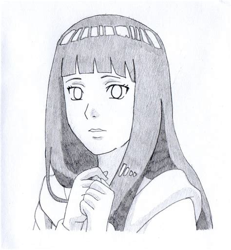 90 Gambar Sketsa Naruto Hinata Gudangsket