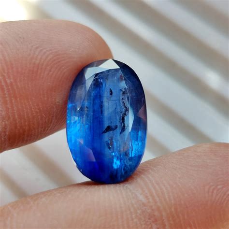 Loose Blue Kyanite Gemstone 1610ct Natural Kyanite Faceted Etsy