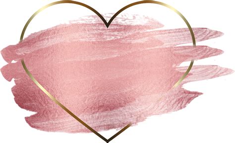 Congratulations! The PNG Image Has Been Downloaded (#love #heart #pink #gold #brush #glitter # ...