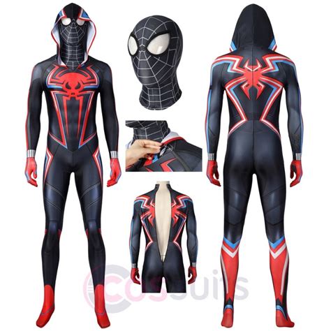 Spider Man Ps5 Miles Morales 2099 Costume Miles Morales 2099 Cosplay